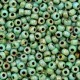 Miyuki rocailles Perlen 8/0 - Opaque picasso turquoise blue 8-4514